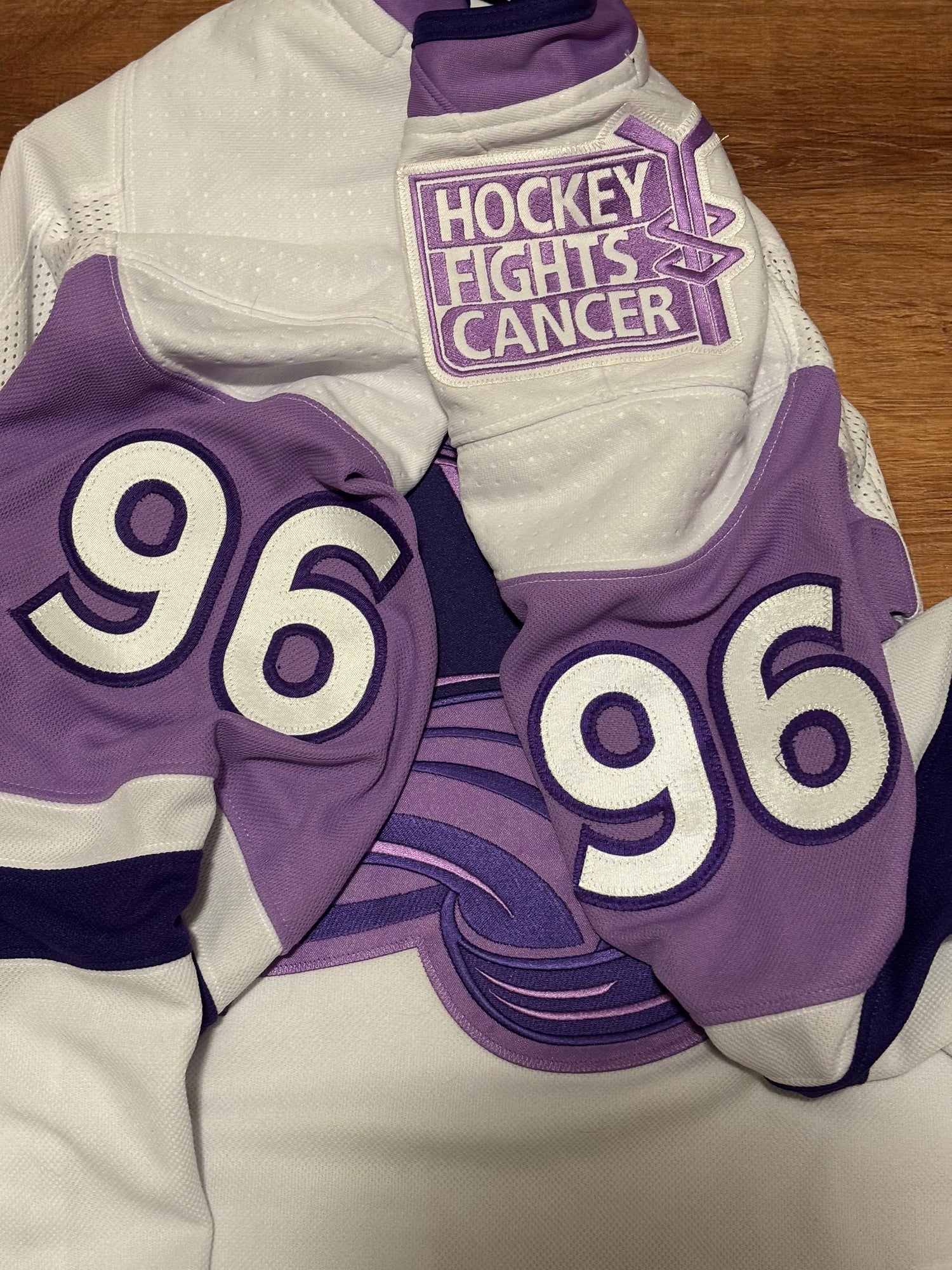 Adidas Primegreen Rantanen Colorado Avalanche Hockey Fights Cancer