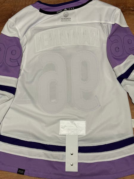 Adidas Primegreen Rantanen Colorado Avalanche Hockey Fights Cancer
