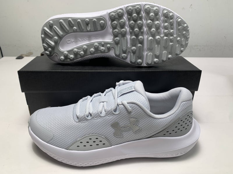 Under Armour Surge Golf Shoes Grey Men's SZ 10.5 (3027889-014)