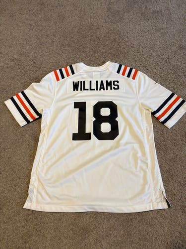 New Men’s Caleb Williams Chicago Bears Nike Player Game Jersey - Throwback - Medium