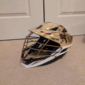 Chrome Gold Cascade XRS Helmet (Used)