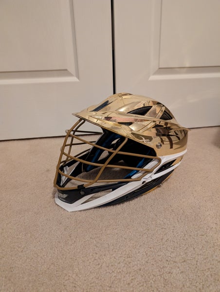 Chrome Gold Cascade XRS Helmet (Used)
