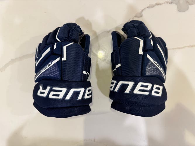 Bauer Supreme Mach Gloves 9" - Navy (Used)