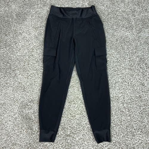 Athleta Pants Womens 0 Black Cargo Jogger Elastic Waist Pockets Sutton Gym Sport