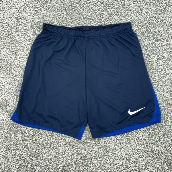 Nike Shorts Mens Large Blue Dri-FIT Running Training Athletic Gym Workout Sports