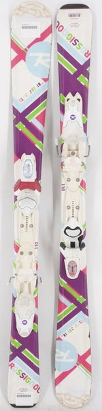 Rossignol Fun Girl Kids Skis with Bindings - 110 cm Used