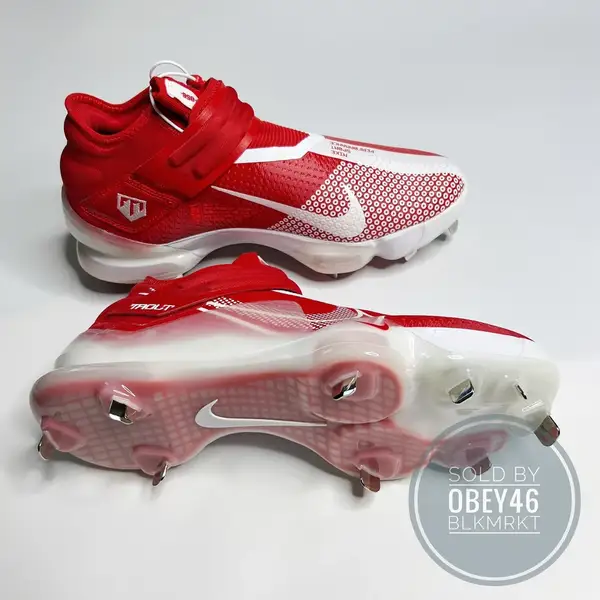 Nike Force Zoom Trout 7 Baseball Cleats Red 11.5  display picture 2