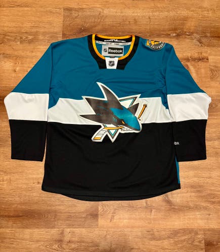 Reebok Premier San Jose Sharks 2015 Stadium Series Jersey (L)