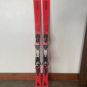2022 Racing 157 cm Atomic Race SL Skis With Bindings Max Din 18 (Used)