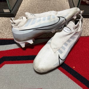 MENS NIKE VAPOR EDGE PRO 360 WHITE SILVER FOOTBALL CLEATS SIZE 14 DQ3670-102
