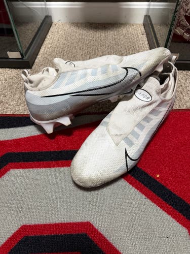 MENS NIKE VAPOR EDGE PRO 360 WHITE SILVER FOOTBALL CLEATS SIZE 14 DQ3670-102