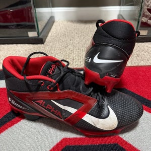 NIKE OHIO STATE OSU BUCKEYES ALPHA MENACE PRO 4 CADEN DAVIS USED FOOTBALL CLEATS