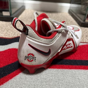 NIKE OHIO STATE OSU BUCKEYES ALPHA MENACE PRO 3 LOW PLAYER EXCLUSIVE SINGLE CLEAT