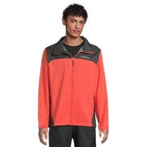 Columbia Glennaker Lake II Rain Jacket Men's 2XL Zing Waterproof Hooded JAX752