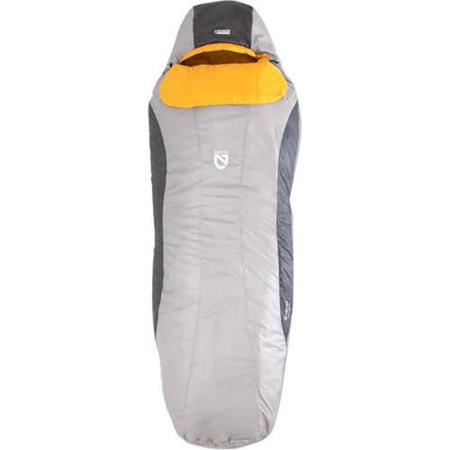 NEMO Equipment Mens Gray Tempo 35°F / 2°C Reg Synthetic Sleeping Bag JAX782