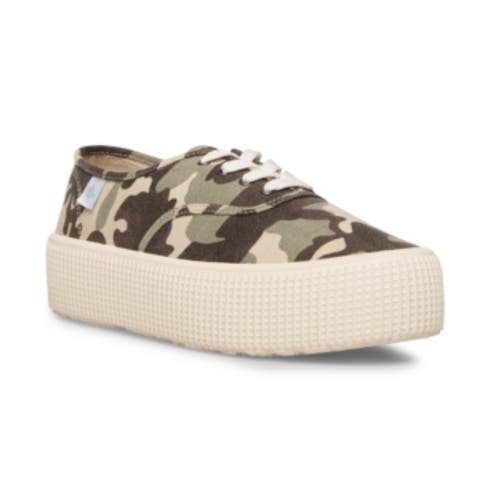 Cool Planet By Steve Madden Stream Sneakers Womens 8 Multi Platform Shoes ZAP763