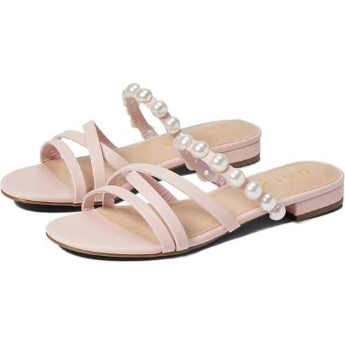 Unisa Kaiden Sandals Women's US 6 Pink Pearls Open Toe Slip On Strappy JOBB735
