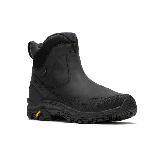 Merrell Coldpack 3 Thermo Tall Zip J037199 Men's 9.5 Black Winter Boots DWA3256