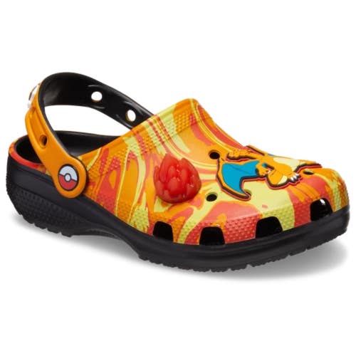 Crocs Pokemon Charizard Classic 210259-001 Clog Kids 5 Orange Casual Shoe JAX723
