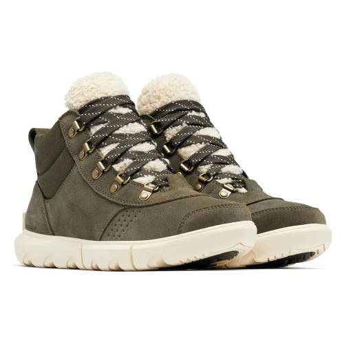 Sorel Explorer Next Hiker 2058721-397 Womens Stone Green Waterproof Boots ZAP981