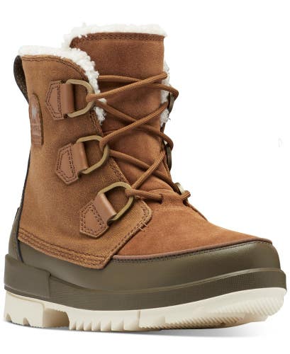 Sorel Tivoli IV NL5113-242 Women's US 6 Tan Green Waterproof Winter Boots ZAP998