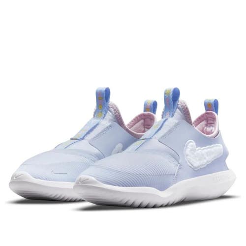 Nike Flex Runner DD1061-001 Sneakers Kids 11 Purple Slip On Casual Shoes ZAP769