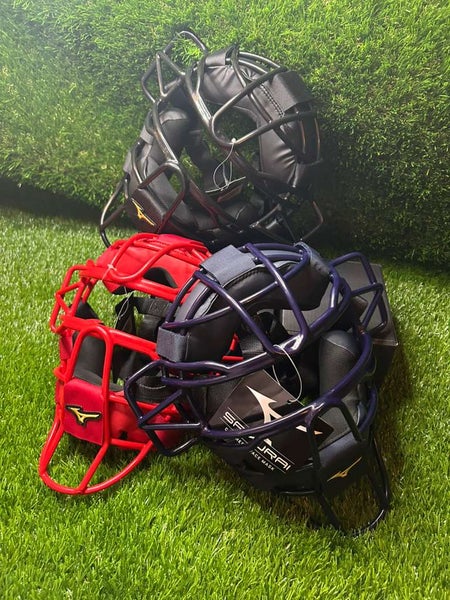 Mizuno Samurai Baseball Catcher's Mask Bundle 3 (NEW)
