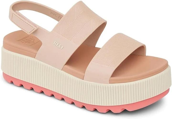 Reef Water Vista Higher CJ6268 Sandals Women's 7 Sunset Coral Platform RHS6795