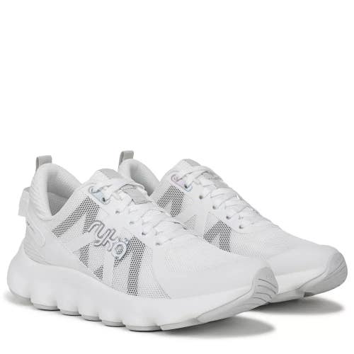 Ryka Podflow J3110F1102 Sneaker Women's Brilliant White Walking Shoes DWA3096