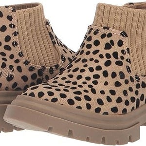 Blowfish Malibu Chassy-K BF-10301 Boot Girls Brown Leopard Print Chelsea RHS6908