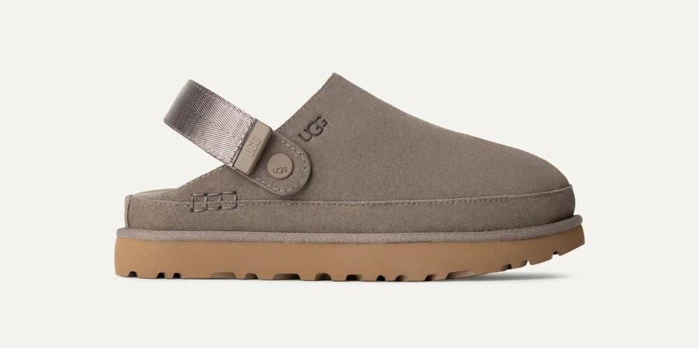 UGG Goldenstar 1138252-SKP Clog Women's 10 Gray Heel Strap Casual Shoes ZOGG61