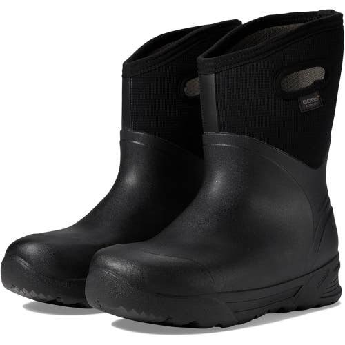 Bogs Bozeman Mid 719720-001 Boots Men's 12 Black Waterproof Inuslated ZOGG2743