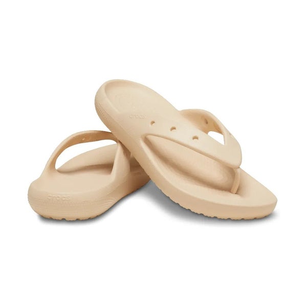 Crocs Classic V2 209402-2DS Sandals Unisex M8/W10 Beige Toe Post Slide GBO1666