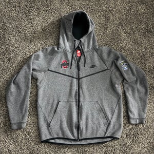 OHIO STATE OSU BUCKEYES PLAYER ISSUED 2017 COTTON BOWL NIKE TECH FLEECE HOODIE LARGE