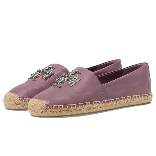 Tory Burch Eleanor Flats Women's US 11 Cipria Leather Slip On Espadrille ZAP720