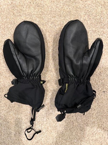 Burton Black XL Kids Unisex Burton Gloves (Used)