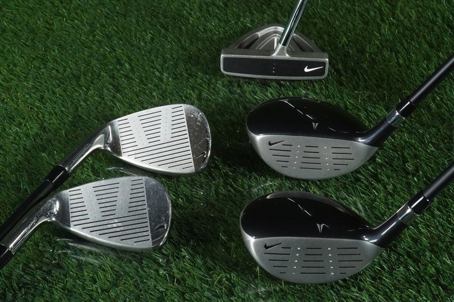 NIKE JUNIOR 5pc. GOLF SET KIDS JR YOUTH RIGHT HANDED RH KIDS AGES 12-15 ~ NICE!