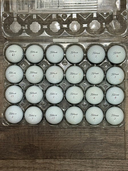 24 Titleist Pro V1x Golf Balls - 4A Near-Mint Condition