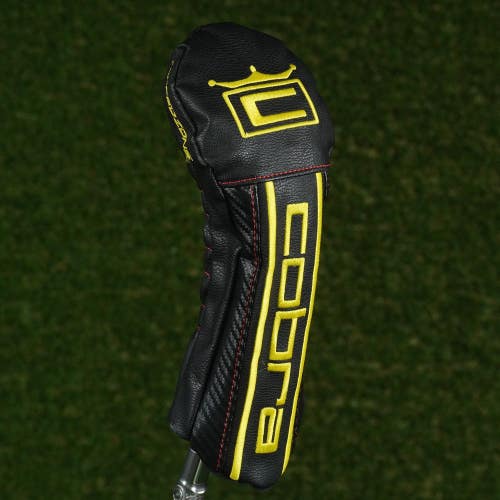 COBRA SPEEDZONE HYBRID HEADCOVER BLACK / YELLOW CHANGEABLE #'S ~ LOOK!!