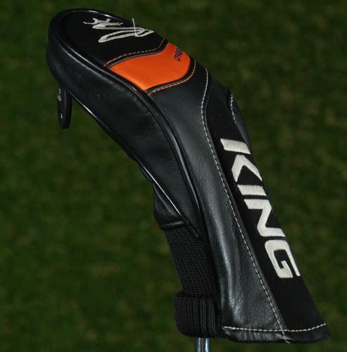 COBRA KING OVERSIZE HYBRID HEADCOVER BLACK / ORANGE CHANGEABLE #'S ~ LOOK!!