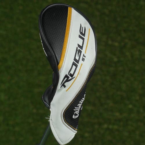 CALLAWAY ROGUE ST HYBRID HEADCOVER BLACK / WHITE / YELLOW CHANGEABLE #'S