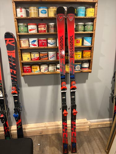 Men's 2025 Rossignol 193 cm Racing Hero Athlete FIS GS Skis With Bindings Max Din 18 (New)