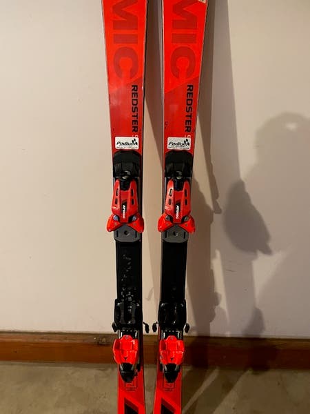 Men's 2023 Racing 157 cm Atomic Redster FIS SL Skis With Bindings