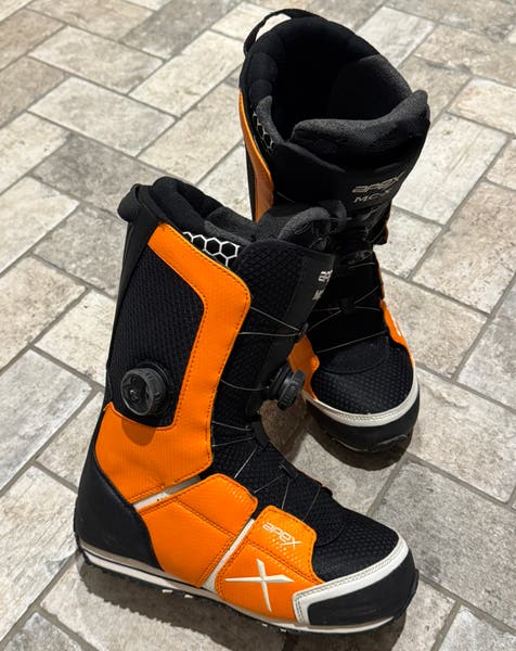 Mens Apex MC-X Orange & Black Ski Boots: Size 26 | SidelineSwap
