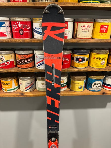 Men's Rossignol 165 cm Racing Hero FIS SL Pro Skis With Bindings Max Din 15 (Used)