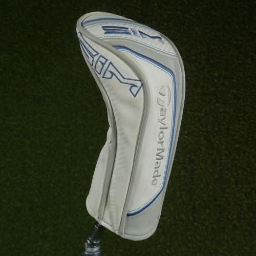 TAYLORMADE SIM FAIRWAY WOOD HEADCOVER LADIES WOMEN'S WHITE / GRAY / BLUE ~ LOOK!