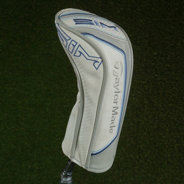 TAYLORMADE SIM FAIRWAY WOOD HEADCOVER LADIES WOMEN'S WHITE / GRAY / BLUE ~ LOOK!