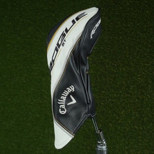 CALLAWAY ROGUE ST FAIRWAY WOOD HEADCOVER BLACK / WHITE / YELLOW CHANGEABLE #'S