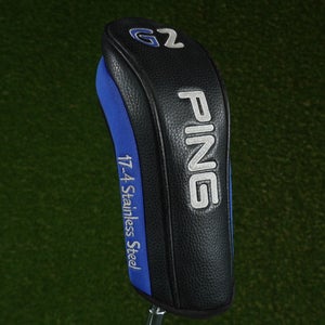 PING G2 7 FAIRWAY 7 WOOD HEADCOVER 17-4 STAINLESS STEEL BLACK / BLUE ~ LOOK!!