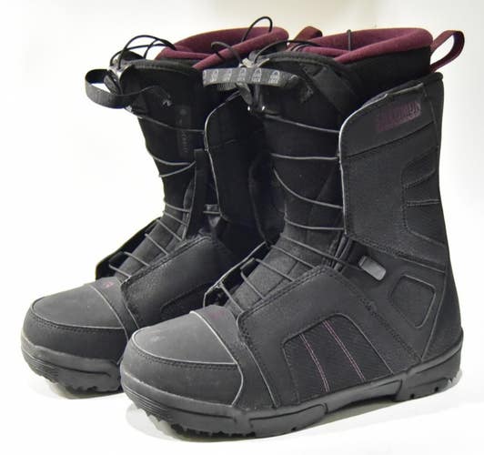 SALOMON SCARLET SNOWBOARD BOOTS WOMEN SIZE 8.5